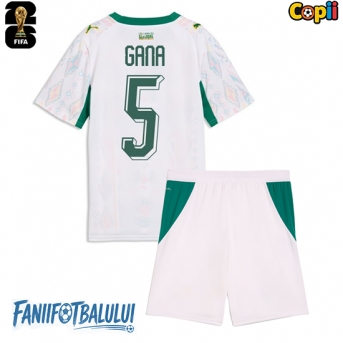 Senegal Idrissa Gueye #5 Echipament de Fotbal Replică Mondial 2026 Copii Acasa (+ Șorturi)